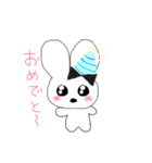 ヘンメラなうさぎ（個別スタンプ：18）
