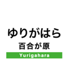 札沼線の駅名スタンプ（個別スタンプ：7）