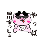 ぴぐたん！ 福岡県田川市スタンプ（個別スタンプ：3）