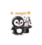 Lucky Penguins English Ver.（個別スタンプ：6）