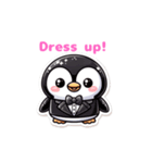 Lucky Penguins English Ver.（個別スタンプ：8）