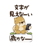 【Big】柴犬・茶色い犬『親から子へ』（個別スタンプ：16）