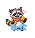 小さなアライグマの生活 Ver4 (漢字)（個別スタンプ：30）