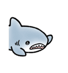 生活感のあるサメ10〜動くサメ〜（個別スタンプ：17）