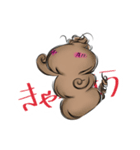 もこもこてきすたいるイメージキャラ1（個別スタンプ：5）