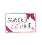 ほんわか手描き(*´︶`*)日常敬語大人文字（個別スタンプ：24）