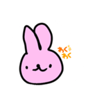 可愛いうさぎチャン（個別スタンプ：7）