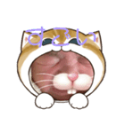 ふわふわ猫大好きスタンプ（個別スタンプ：7）