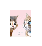 ⚫猫ミーム【動く】【おもろい】24匹セット（個別スタンプ：1）