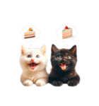 Twin Cats No.1（個別スタンプ：14）