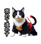 江戸っ子猫侍 挨拶スタンプ（個別スタンプ：15）