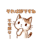 かわいすぎる茶色猫（改）（個別スタンプ：33）