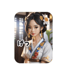 さくらちゃん, 過去に戻って会いましょう 2（個別スタンプ：34）