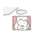 赤推しねこ(挨拶)（個別スタンプ：26）