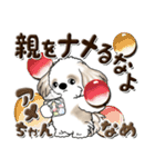 シーズー犬 『親から子へ』（個別スタンプ：14）