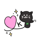 black cats clover2（個別スタンプ：2）