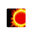 太陽惑星豪快で正義感が強く、心優しい戦士（個別スタンプ：9）