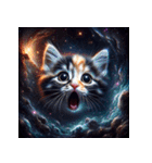 宇宙猫：表情の宇宙（個別スタンプ：6）