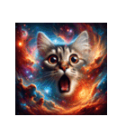 宇宙猫：表情の宇宙（個別スタンプ：10）
