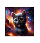宇宙猫：表情の宇宙（個別スタンプ：21）
