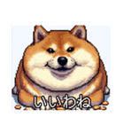 【ドット絵】ご意見番柴犬（個別スタンプ：2）