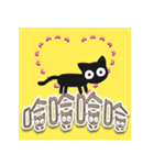 かわいい☆いたずら黒猫（個別スタンプ：22）