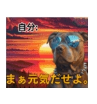 ⚫犬ミーム【毎日使える32匹セット】（個別スタンプ：5）