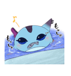 くじらねこのマルルー（個別スタンプ：14）