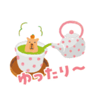 春にぴったり！お菓子などうぶつ工房3（個別スタンプ：7）