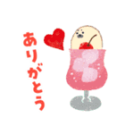 春にぴったり！お菓子などうぶつ工房3（個別スタンプ：9）