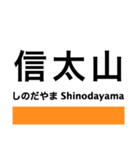 阪和線・羽衣線・空港線の駅名スタンプ（個別スタンプ：19）