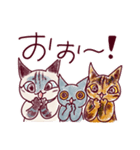 ねこ福family（個別スタンプ：8）