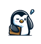 働くペンギン課長（個別スタンプ：13）