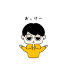 パーカー ぼくのスタンプ黒白（個別スタンプ：13）