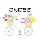 お花がいっぱい《初夏のスタンプ》（個別スタンプ：17）