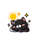 かわいい黒猫スタンプ！（個別スタンプ：9）