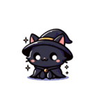 かわいい黒猫スタンプ！（個別スタンプ：11）