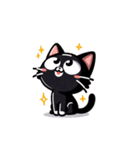 かわいい黒猫スタンプ！（個別スタンプ：13）