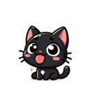 かわいい黒猫スタンプ！（個別スタンプ：29）