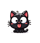 かわいい黒猫スタンプ！（個別スタンプ：31）
