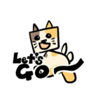まる三角四角ねこ（個別スタンプ：3）