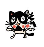 まる三角四角ねこ（個別スタンプ：4）