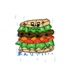 ライスバーガーとレモネード（個別スタンプ：2）