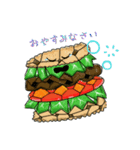 ライスバーガーとレモネード（個別スタンプ：3）