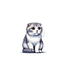 ドット絵 猫スタンプ40（個別スタンプ：32）