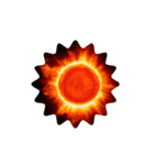 燦然輝く太陽の紋章1勇気と希望 炎の勇者（個別スタンプ：1）