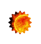 燦然輝く太陽の紋章1勇気と希望 炎の勇者（個別スタンプ：2）