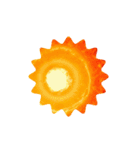 燦然輝く太陽の紋章1勇気と希望 炎の勇者（個別スタンプ：4）