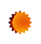 燦然輝く太陽の紋章1勇気と希望 炎の勇者（個別スタンプ：7）