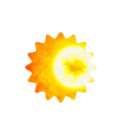 燦然輝く太陽の紋章1勇気と希望 炎の勇者（個別スタンプ：12）